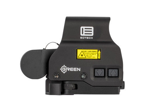 Eotech EXPS2-0 HWS with green reticle features a quick-detach throw lever and magnifier friendly side-mounted controls